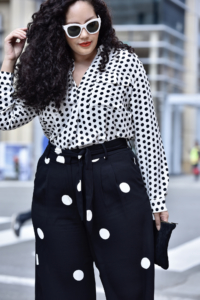 The Polkadot Pieces I'm Loving Right Now Via @GirlWithCurves #outfits #style #fashion #plussize #anntaylor