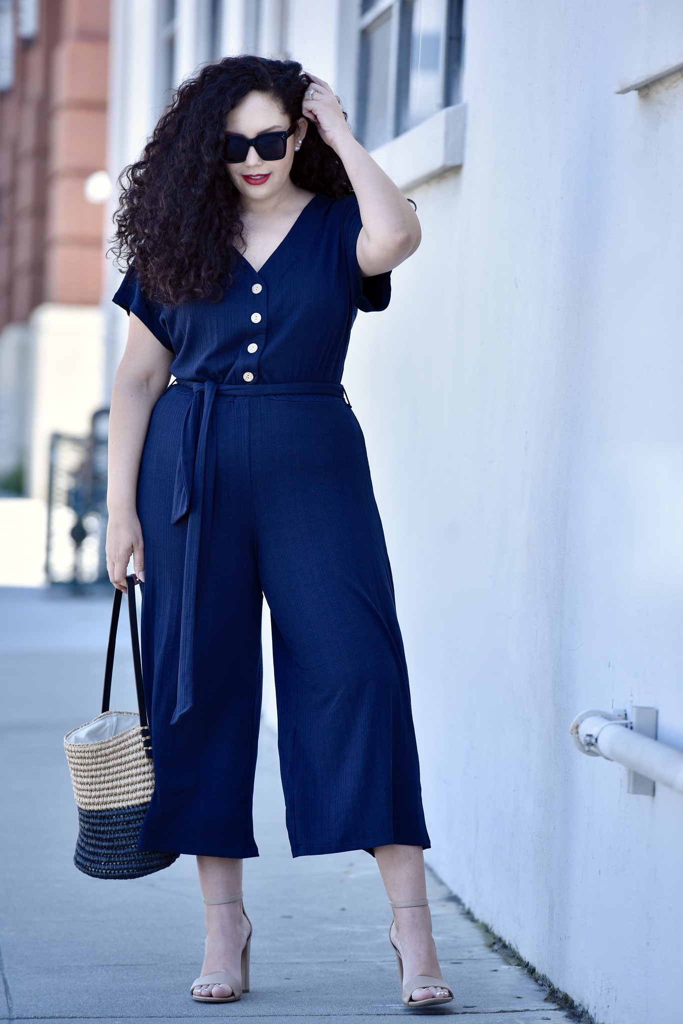 This Is What I Can't Stop Wearing Via @GirlWithCurves #jumpsuit #fashion #style #summer #spring #violeta #nars #celine