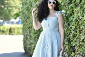 7 Sundresses To Shop Now Via @GirlWithCurves #sundress #dress #summer #blue #sleeveless
