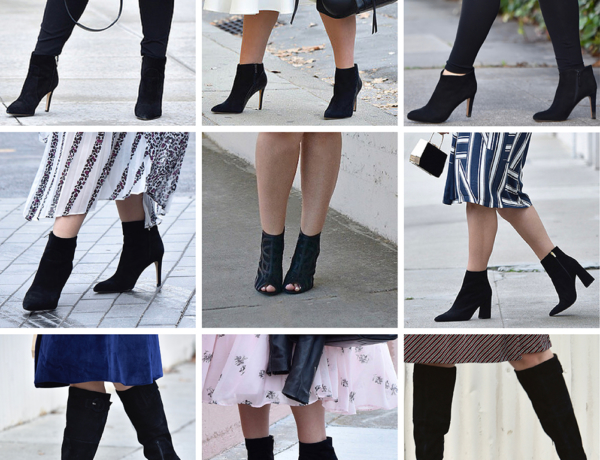 3 Must-Try Boot Styles for Fall 2019 via Girl With Curves #booties #fall #fshoes #peeptoe #widecalfboots