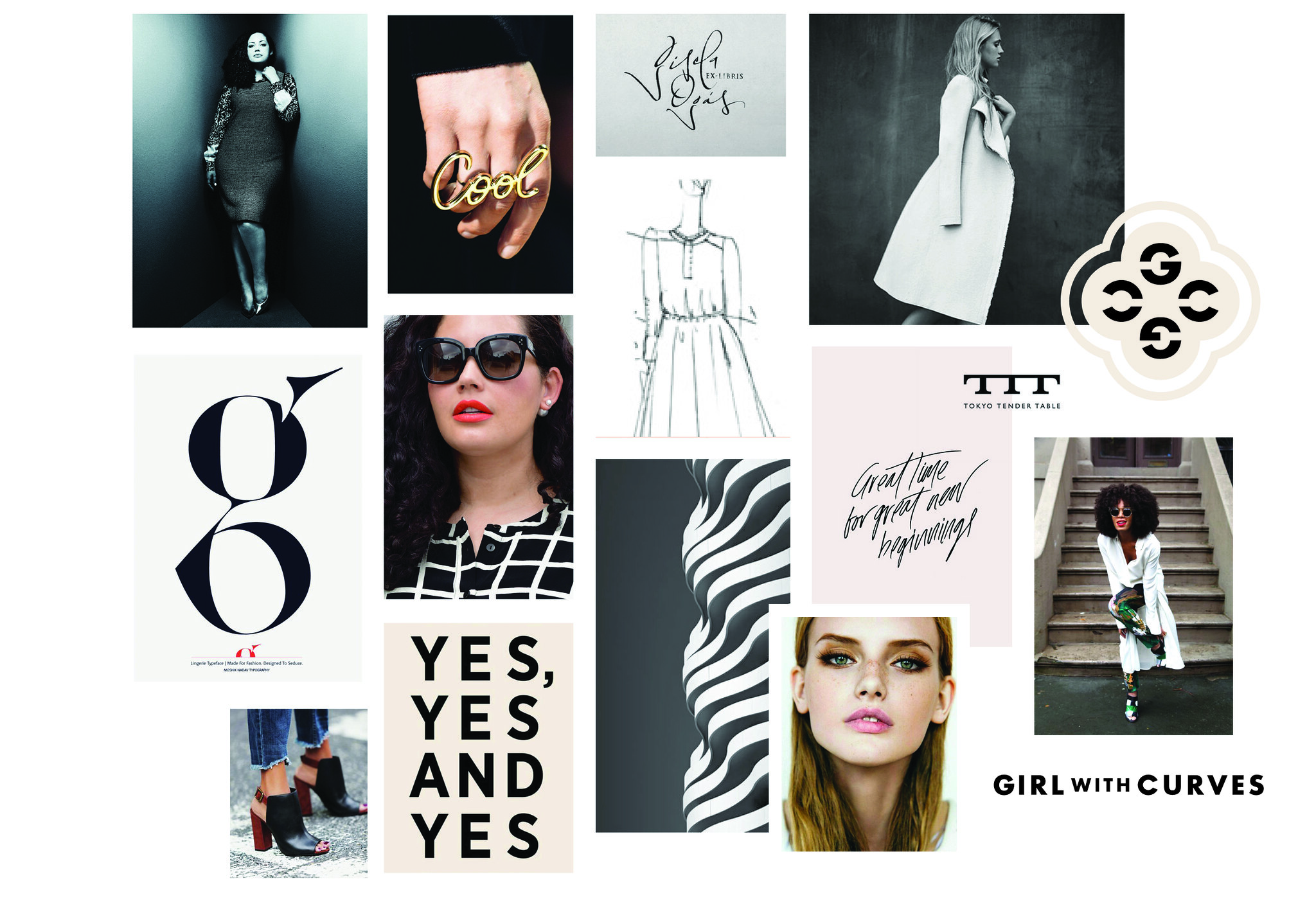 Girl With Curves Mood Board