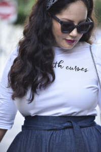 Girl With Curves Collection Graphic Tee #GirlWithCurves #collection #tee #plussize #curvy #fashion #stylish #modest #Tanesha