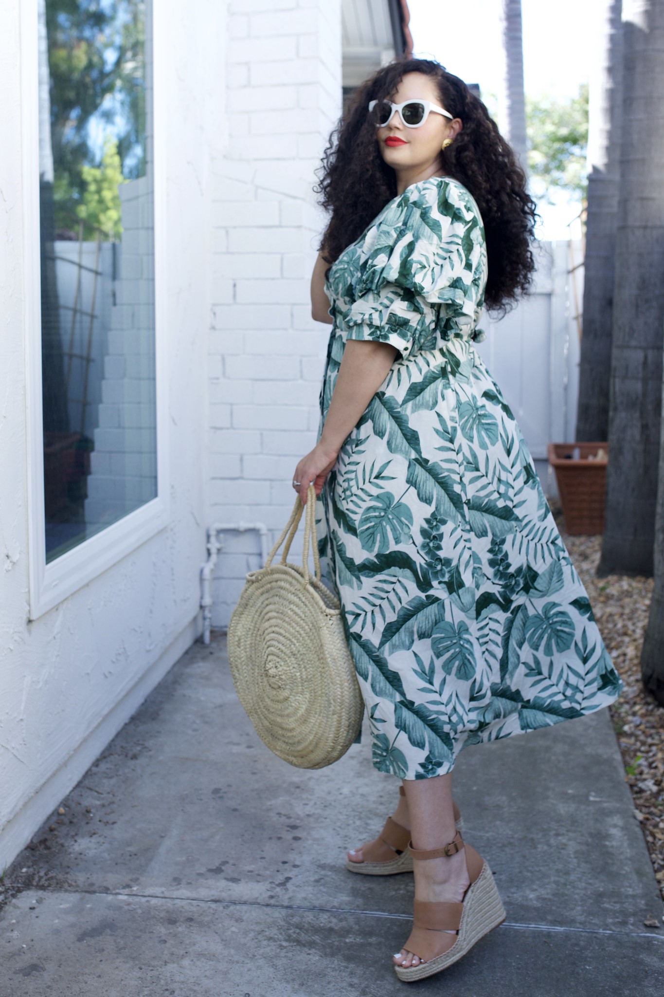 Bored of Florals? Try Leaf Prints Instead | Girl With Curves