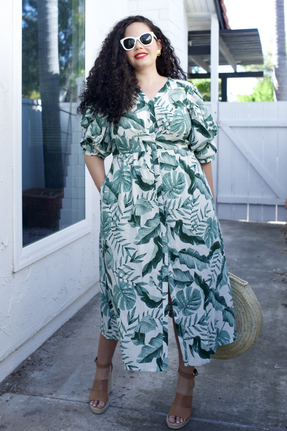 Bored of Florals? Try Leaf Prints Instead | Girl With Curves