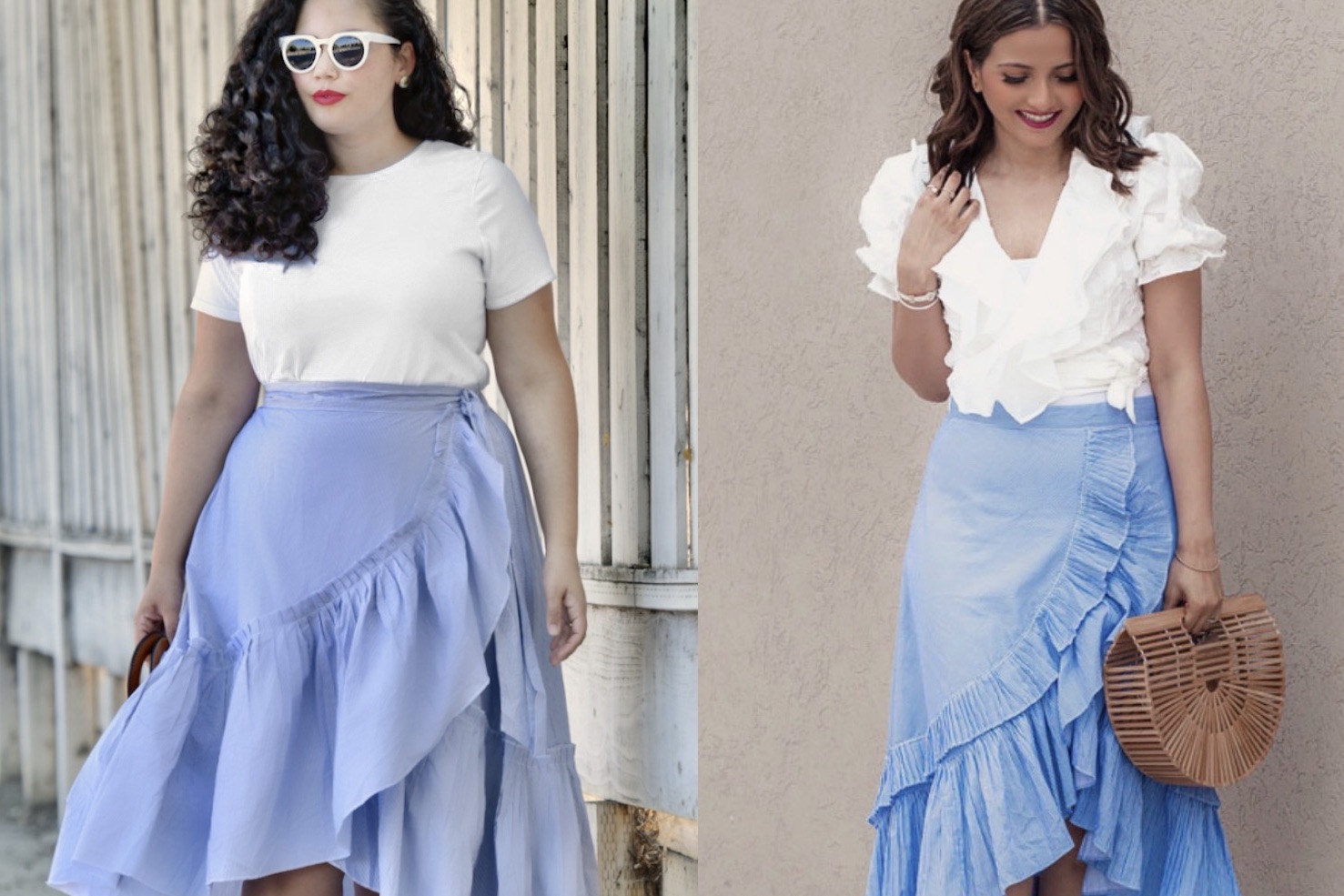 Style Has No Size: Ruffle Wrap Skirt | Girl With Curves