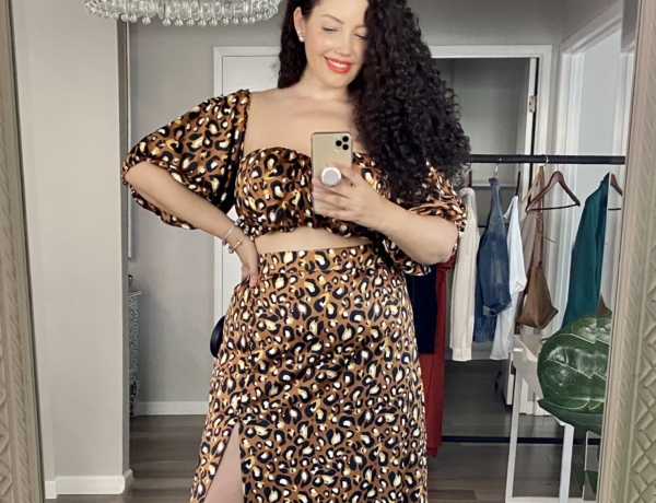 4 Ways to Style a Leopard Skirt | Girl with Curves