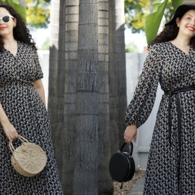 This $35 Wrap Dress works for Summer and Fall | Girl with Curves