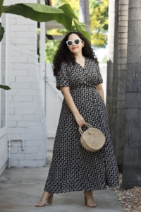 This $35 Wrap Dress works for Summer and Fall | Girl with Curves