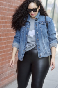 These $26 Faux Leather Pants are a Must-Have | Girl with Curves