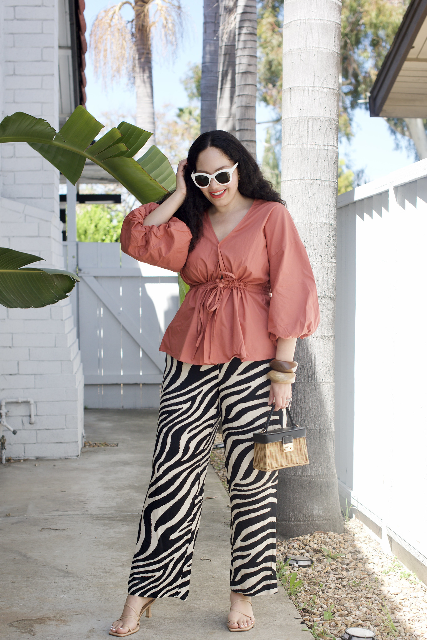 How I'm Styling Printed Pants | Girl With Curves
